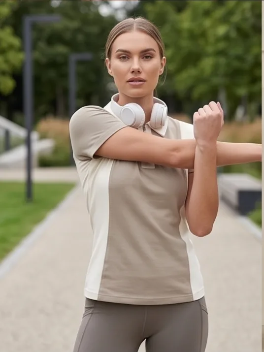 Tech-Zip Business Attire (Ivory Edition) - Women Outdoor Lifestyle